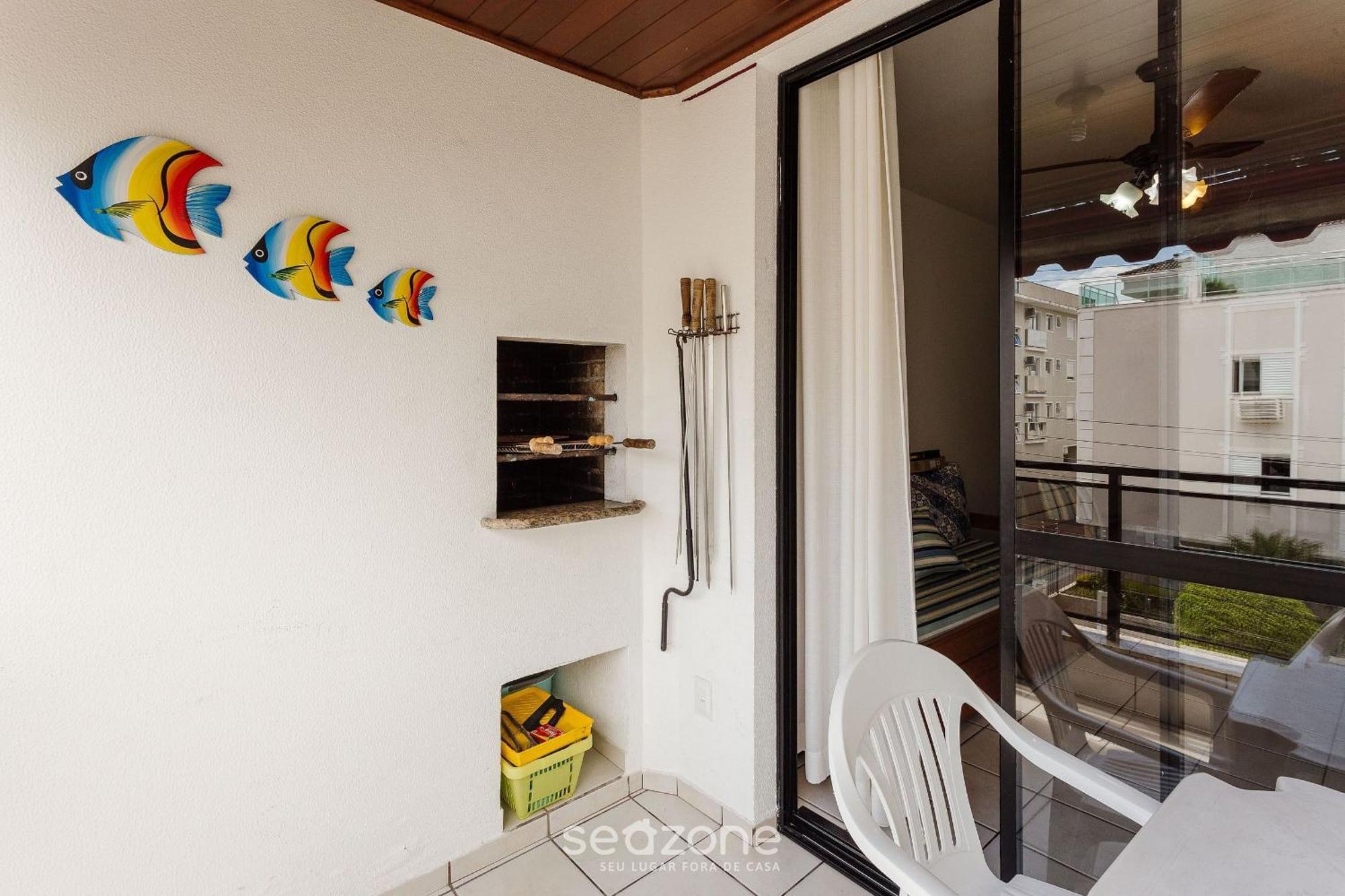 Apto C Churrasq 350M Da Praia Canasvieiras Aal0204 Florianópolis Eksteriør billede